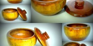 Wooden Storage Container with Lid