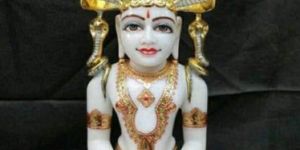 Marble Jain Mahaveer Statue
