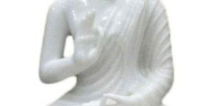 White Marble Buddha Statue