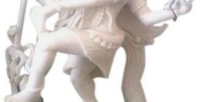 White Marble Kali Mata Statue