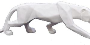 White Panther Statue