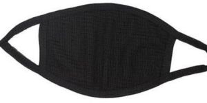 Black Cotton Face Mask
