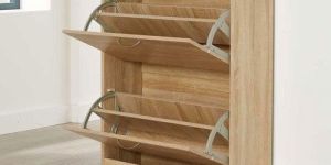 Wooden Shoe Rack