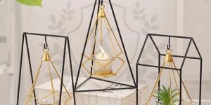 Metal Hanging Tealight Candle Holder