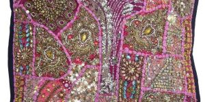 Embroidered Cushion Cover