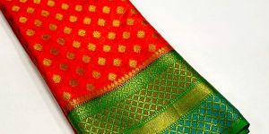 Semi Dupion Warm Silk Fancy Saree