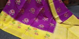 Trendy Semi Georgette Silk Saree