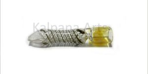 Silver Fumed Mini One Hitter Glass Pipe
