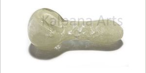 White Color Frit Glass Hand Pipe