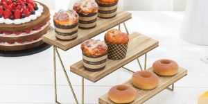Stair Case Style Metal Cake Stand