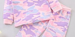 FLGMS 008 Girls Top & Pajama Set
