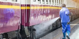 Railway Coach Washing System