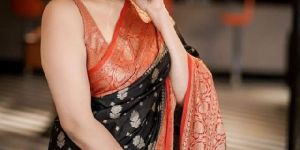 Banarasi Semi Georgette Soft Silk Saree