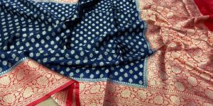 Designer Banarasi Semi Georgette Silk Saree