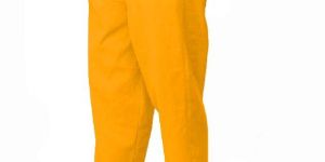 Yellow Ladies Cotton Pants