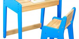 Wooden Study Table And Chair Set