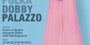 Fancy Polka Dobby Palazzo