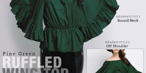 Ruffle Wing Top