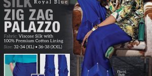 Silk Zig Zag Palazzo