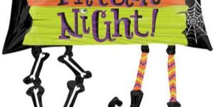 Happy Fright Night Foil Balloon