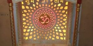 Red White Wooden Temple