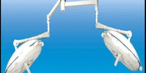 Double Dome 5 Lamp Ceiling Mounted Operation Theatre Lights