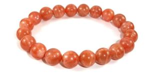 Sunstone Beads Stretchable Bracelet