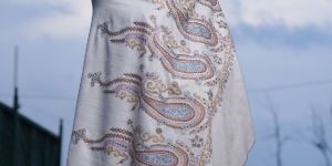 Hand Needle Embroidered Shawls