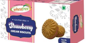Strawberry Cream Biscuits