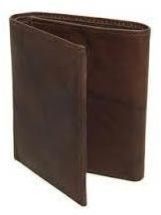 Tri Fold Leather Wallet