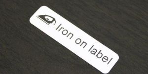 Iron on Labels