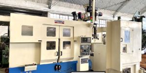 Twin Spindle CNC Lathe Machine