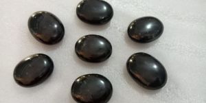 Black Shungite Palm Stone