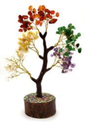 200 Beads Seven Chakra Gemstone Tree