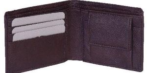 ESBEDA Coffee Brown Solid Two Fold Gents Wallet