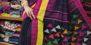 Khadi Ikkat Sarees