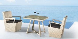 Rattan Wicker Bistro Set