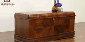 Teak Wood Trunk Blanket Chest