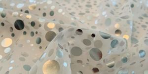 Super Messi Foil Printed Fabric