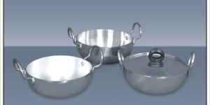 Round Aluminium Deluxe Kadhai