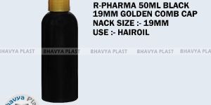 r-pharma 50 ml plastic black bottle