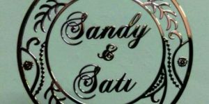 Wedding Cards Metal Sticker