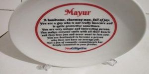 Melamine Printed Plate