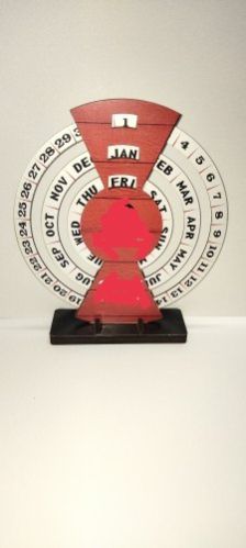 Perpetual Wooden Calendar