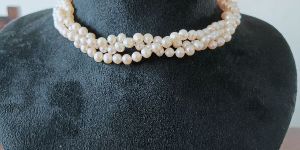 Three Layer Pearl Strings Necklace