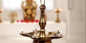 Panchmukhi Brass Hanging Diya