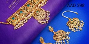 AAD 398 Kumdan Necklace Set