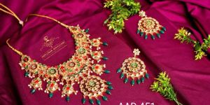 AAD 451 Kumdan Necklace Set