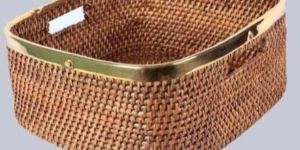 Rectangular Rattan Basket