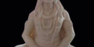 White Marble Lord Shiva Statue
